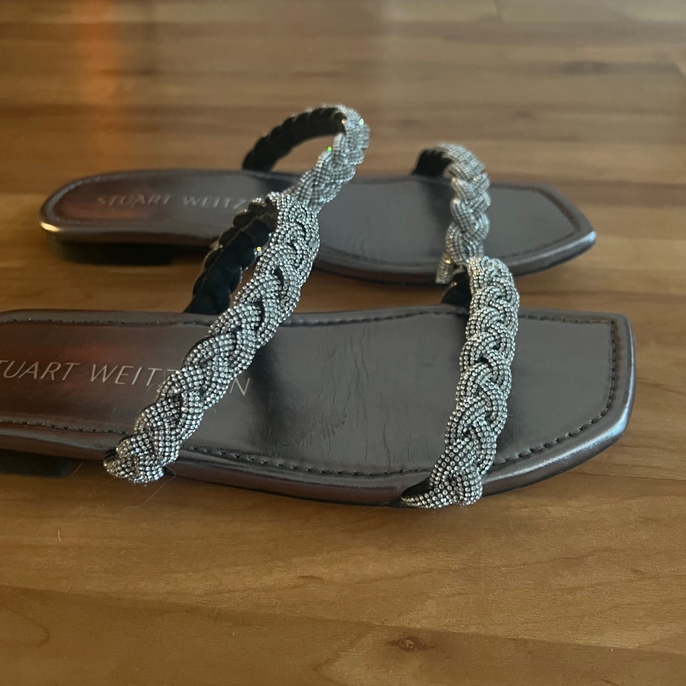 Stuart Weitzman Addison Slide Sandals 7.5